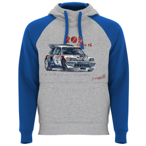 Sudadera Bicolor Peugeot 205 T16