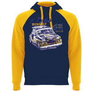 Sudadera Bicolor Renault 5 Maxi Turbo