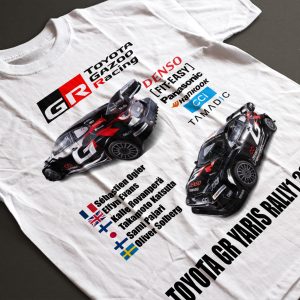 Camiseta Equipo Toyota Yaris Rally1 2025 Black Edition