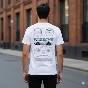 Camiseta Porsche GT3 RS Blanco