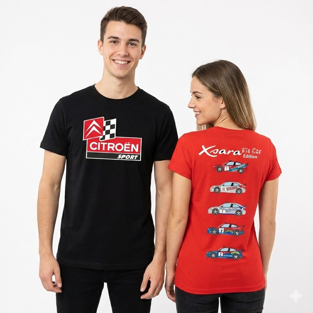 Camiseta Conmemorativa Citroen Xsara Kit Car Pilotos Canarios