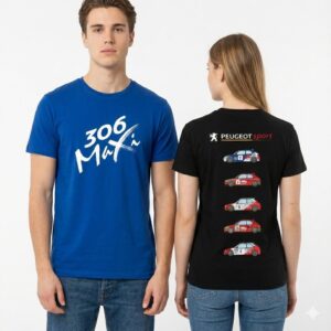 Camiseta Emblemática Peugeot 306 Maxi Kit Car Diseños Canarias