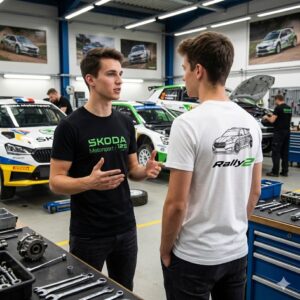 Camiseta Skoda MotorSport 125 Aniversario